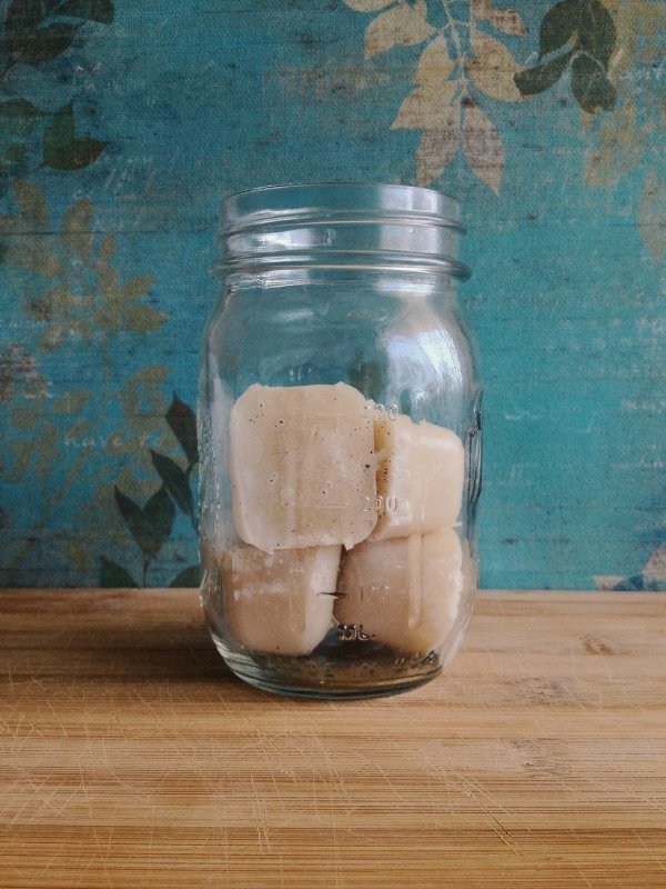 Vanilla Bean Ice Cubes for Coffee or Tea