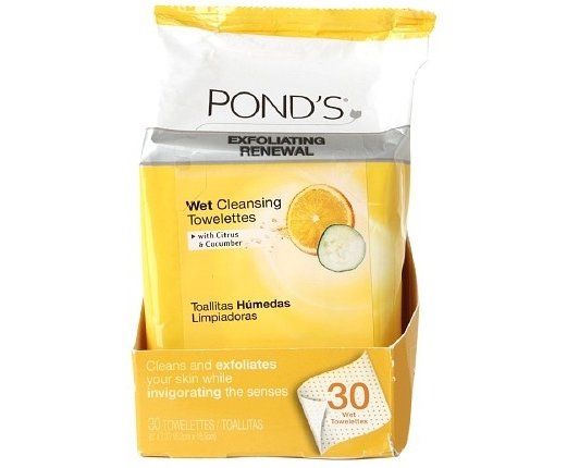 Ponds Exfoliating Renewal Wet Cleansing Towelettes