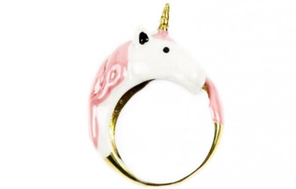 Pink Unicorn Ring