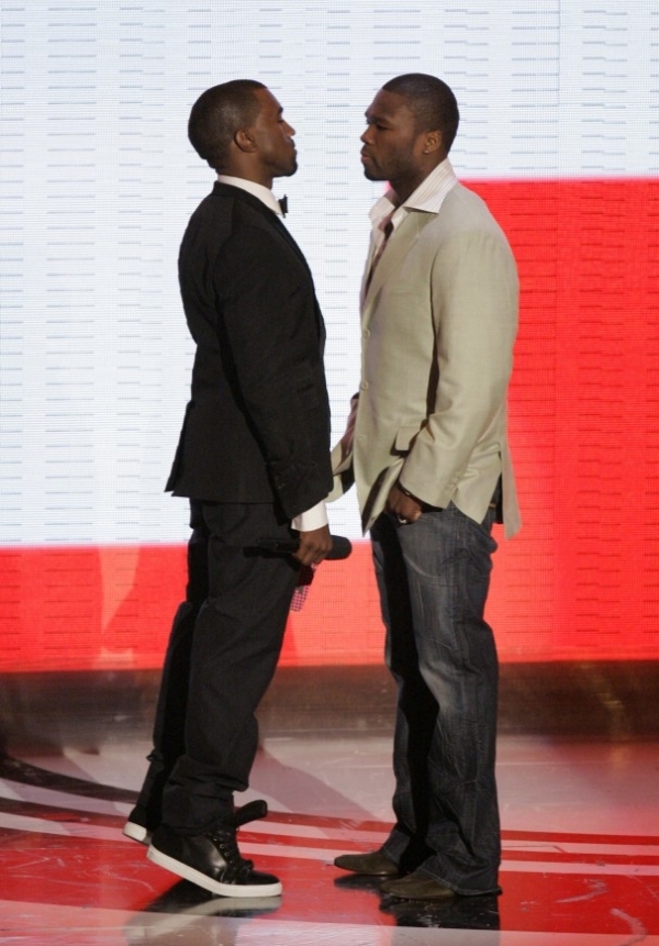 Kanye West & 50 Cent’s Rap Feud