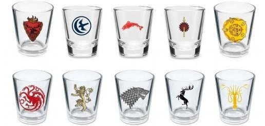 Game of Thrones Shot Glasses