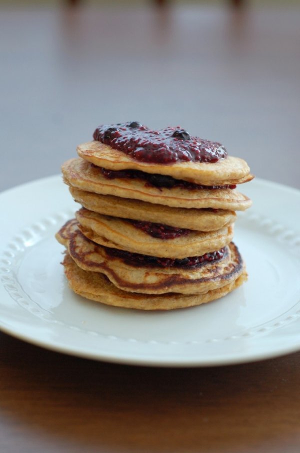 Fiber Rich Protein Pancakes