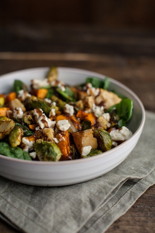 Roasted Veggies and Cornbread