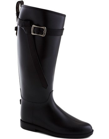 Black Rain Boots