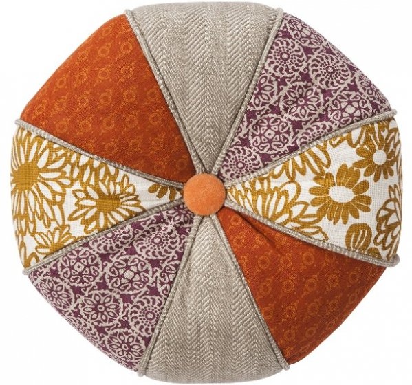 Threshold round Patchwork Toss Pillow