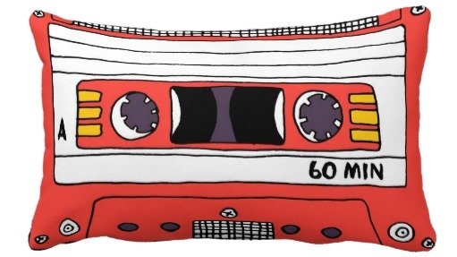 Cassette Tape Pillow