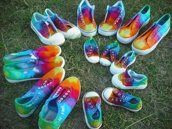 Tie-Dye Shoe