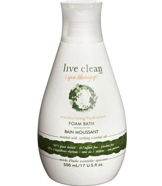 Live Clean Spa Therapy Foam Bath