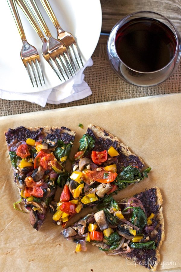 Miniature Breakfast Egg, Spinach and Tomato Flatbreads