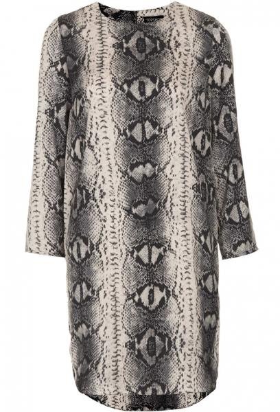 Topshop Snake Print Tunic Dress