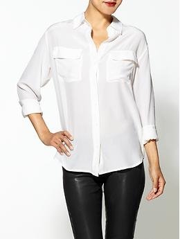 Equipment Slim Signature Blouse