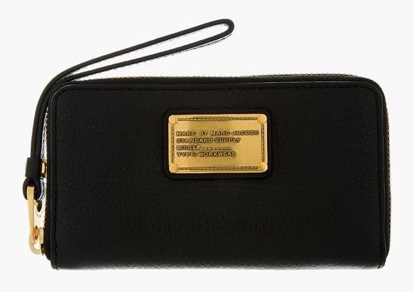 Marc by Marc Jacobs Black Leather Classic Phone Wallet