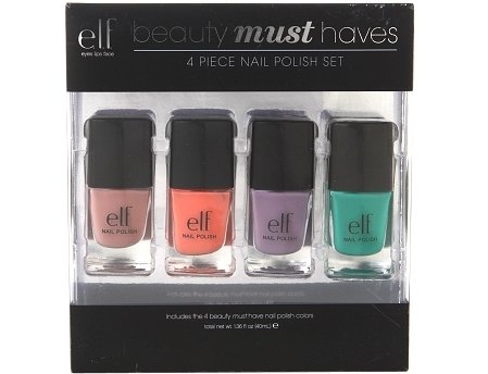 E.l.f. Beauty Must Haves 4 Piece Nail Polish Set