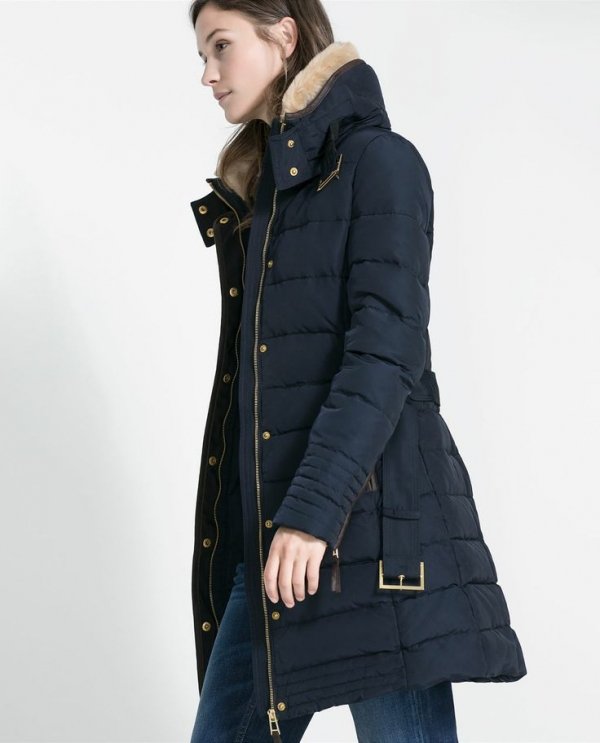 Zara – Mid-Length Puffer Anorak