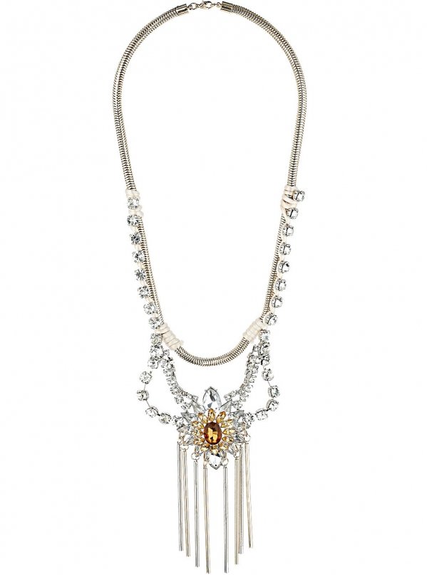 Rhinestone Drop Necklace