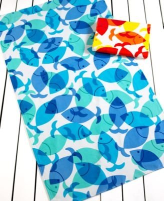 Martha Stewart Collection Catch of the Day Beach Towel