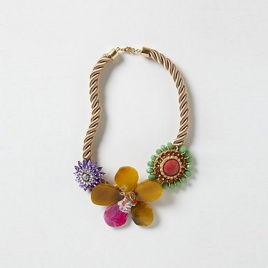 Anthropologie Floret Rope Necklace