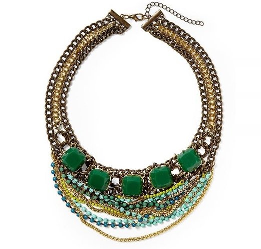 Multi Chain Statement Necklace by Pim + Larkin