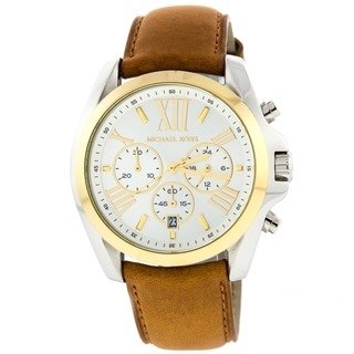 MICHAEL Michael Kors 'Bradshaw' Leather Strap Watch