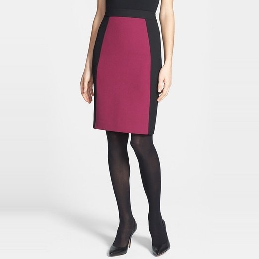 Halogen Seamed Pencil Skirt