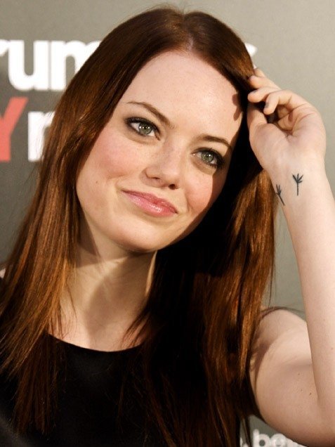 Emma Stone’s Wrist Tattoo