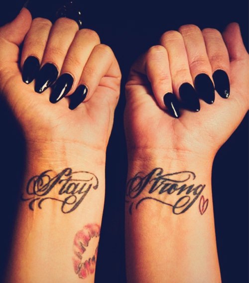 Demi Lovato’s Script Tattoo