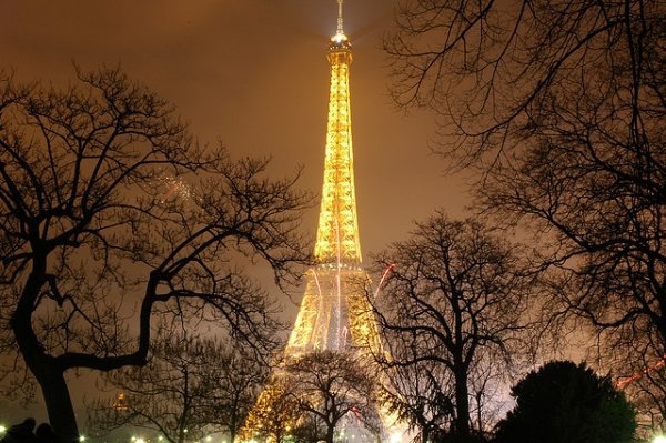 Paris Eiffel Tower Lights