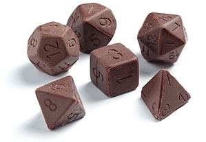 Chocolate Gaming Dice Set