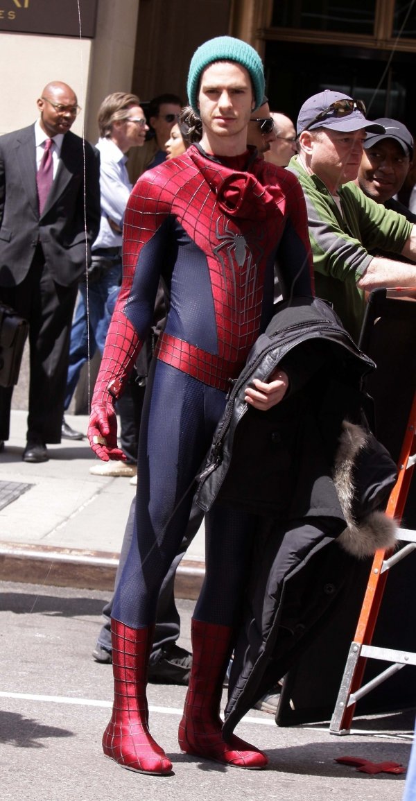 Andrew Garfield in "the Amazing Spider-Man 2"