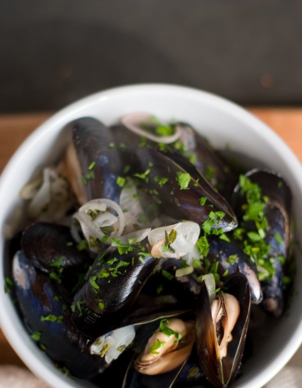 Steamed Mussels