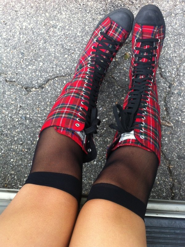 Tartan Boots