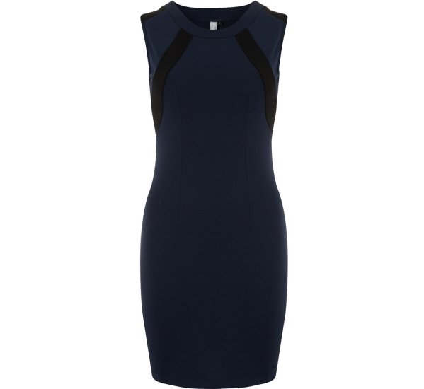 M.X.O. Dark Blue Shift Dress