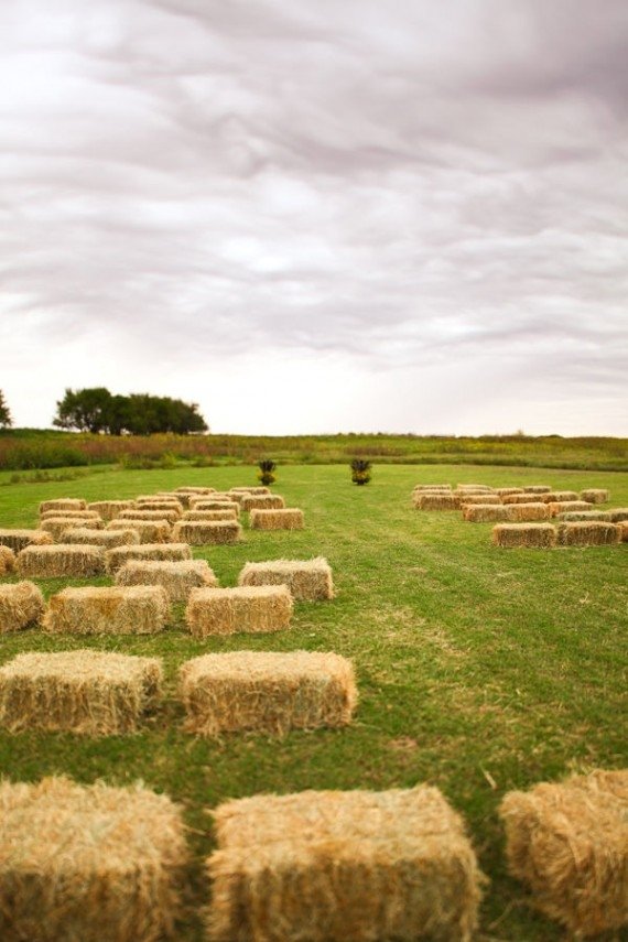 Use Hay Bales for Your Seating