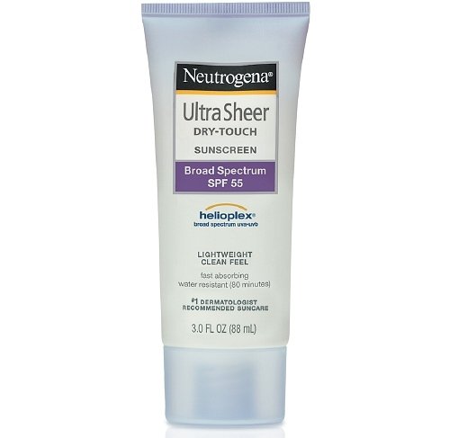 Neutrogena Ultra Sheer Dry Touch Sunscreen Broad Spectrum SPF 55 or Higher