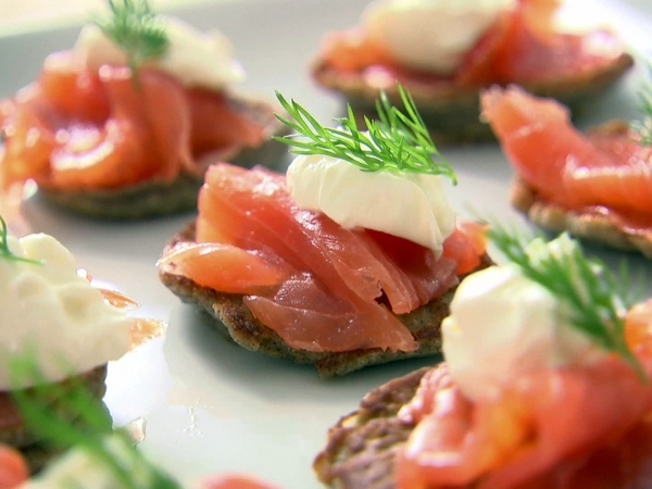 Smoked Salmon Blinis