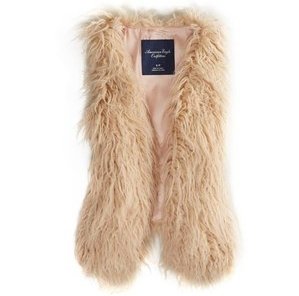 AE Shaggy Faux Fur Vest