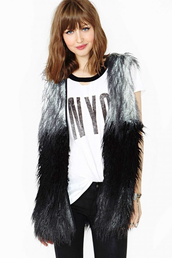 Aryn K Nightfall Faux Fur