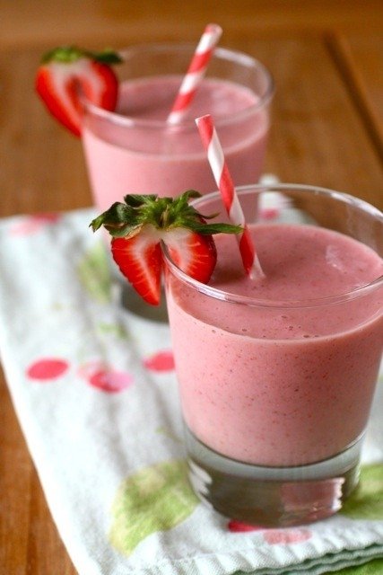 Strawberry Hearts Smoothie