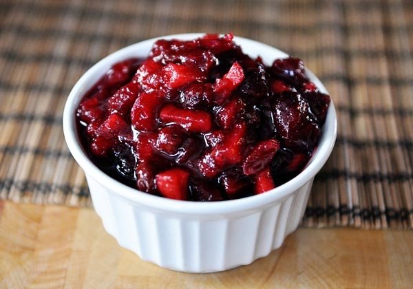 Spiced Cranberry Apple Chutney