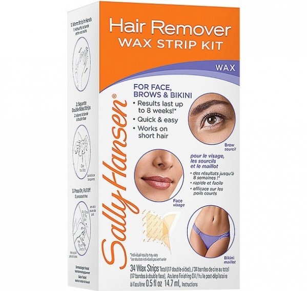 Sally Hansen Hair Remover Wax Strip Kit