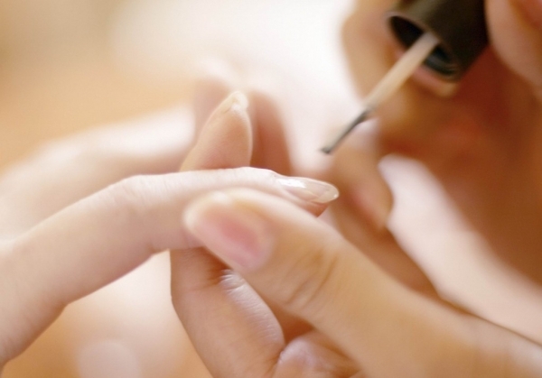 Paint inside of Nails