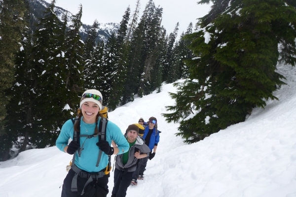 Snowshoeing