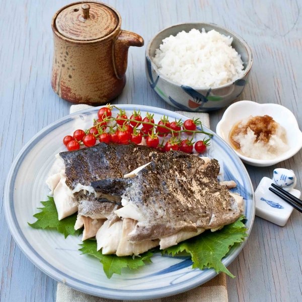 Grilled Trout with Cashew and Garlic Butter