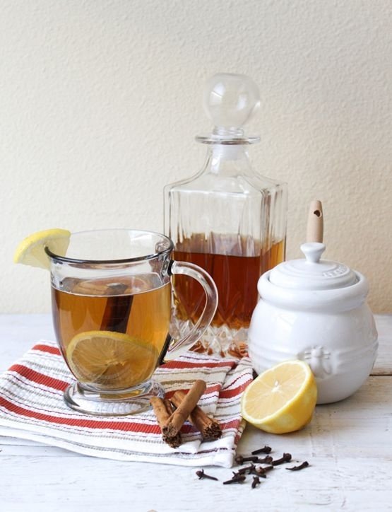 Hot Toddy Spice with Jacket Potatoes and Haggis