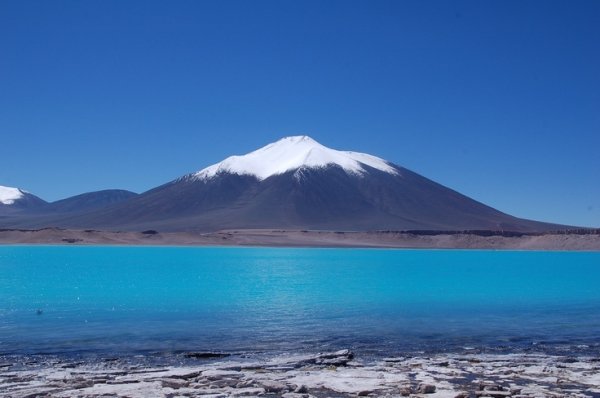 Ojos Del Salado Lake, Argentina-Chile