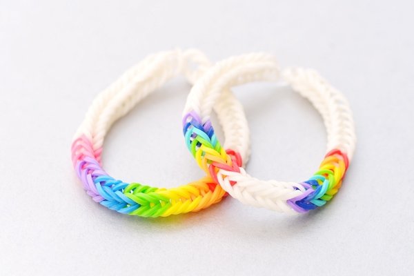 cool rubber band bracelet colors