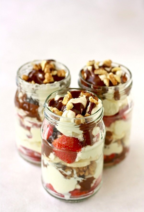 Banana Split Parfait