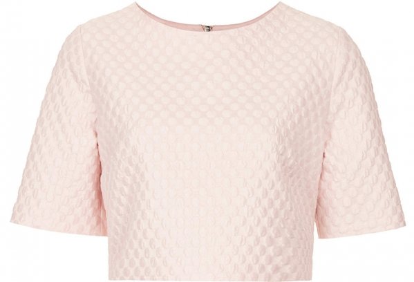 Topshop Bubble Crepe Tee