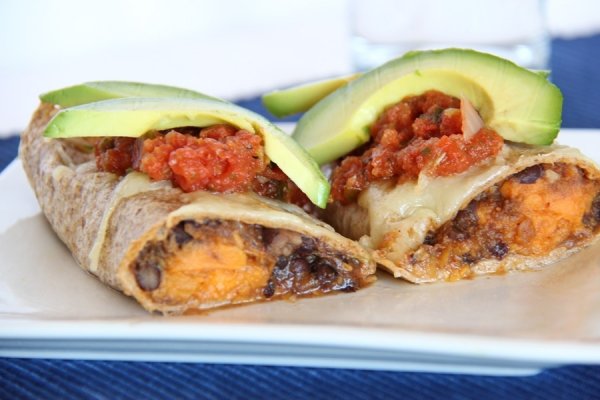 Chili Potato Burritos