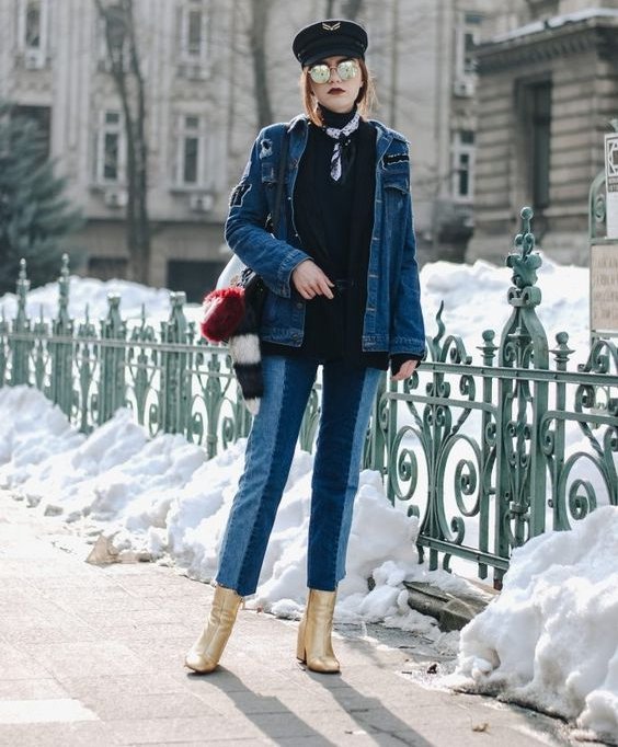 jeans, winter, denim, fashion, outerwear,